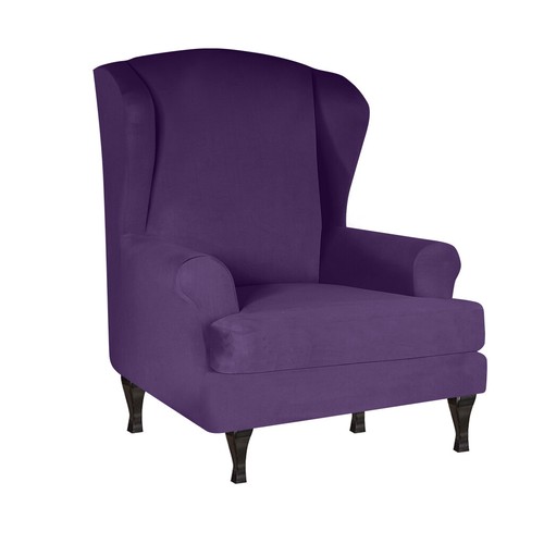 Stretch wingback slipcover - stretch,
