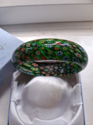 Murano glass millefiori bangle - glass,