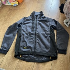 Snickers 1549 AllroundWork Unlined Jacket Steel Grey / Black Medium