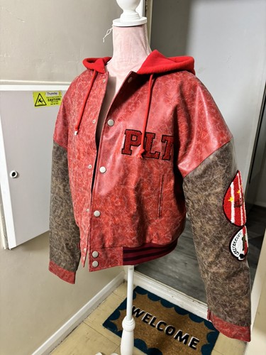 Plt american varsity red faux - american,