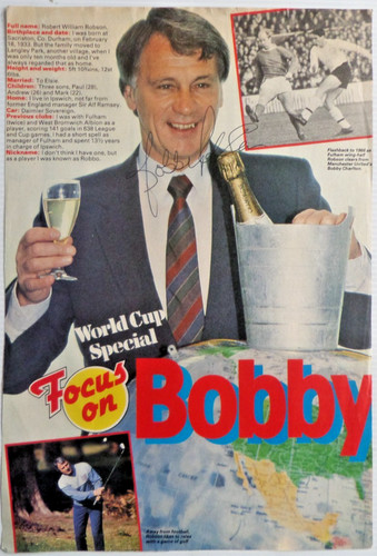 Bobby robson england - bobby,