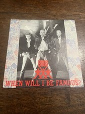Bros When Will I Be Famous 7"