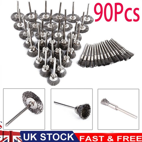Wire wheel cup brush - 90*, drill