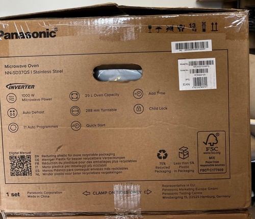 Microwave oven panasonic - oven,