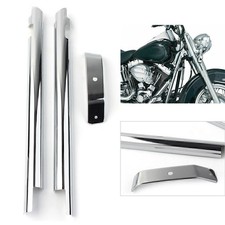 Pair Chrome Frame Downtube