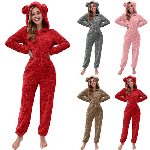 Ladies teddy bear hooded - bear,