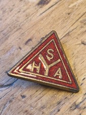 Vintage brass enamel - brass, &