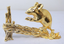 Field Mouse On Wheat Cast Gold