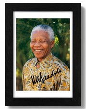 Nelson Mandela Signed