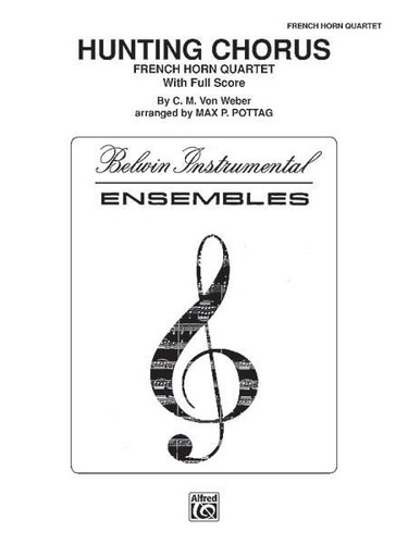 Hunting chorus french horn - horn, by