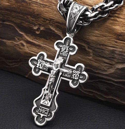 Handmade men orthodox cross - orthodox,