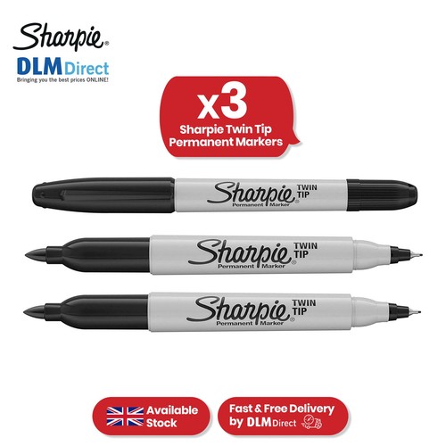 Sharpie twin tip - sharpie, black