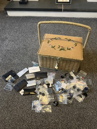 Vintage dritz sewing basket - vintage,