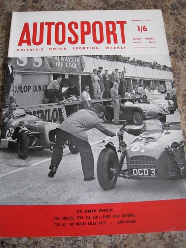Autosport magazine aug 1959 - aug,