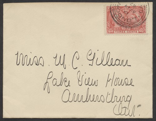 1897 jubilee on cover - 3c,
