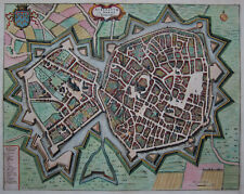 Arras - Atrebatum - Rare City Map by De Wit / Van der Aa / Blaeu - 1729