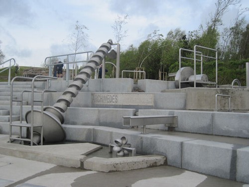 Photo 6x4 archimedes screw - archimedes,