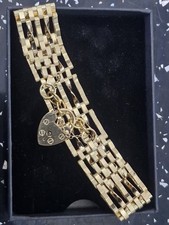 9ct gate yellow gold - 9ct, bracelet