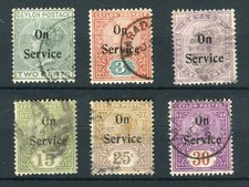 Ceylon 1895 official - 1895, short