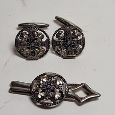 Cufflinks&Tie Bar Antique Vtg
