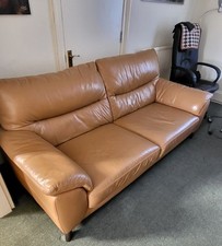 DFS Leather Sofa