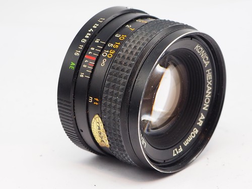 Konica hexanon 50mm 7 - 50mm, f1.7