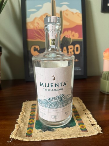 Mijenta tequila blanco empty