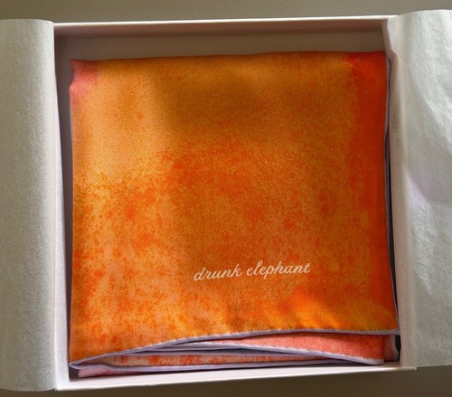 Drunk elephant silk scarf - elephant,