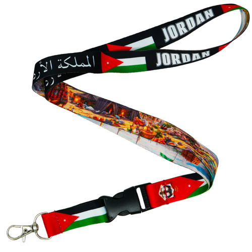 Jordan national flag lanyard - national,