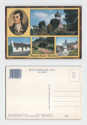Postcard around burns - postcard,