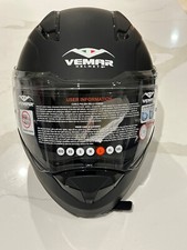 VEMAR SHARKI MODULAR MOTORCYCLE HELMET L BLACK NEW UNUSED w/MANUAL MAY DELIVER