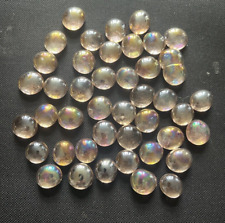 Decorative Translucent Pink Glass Pebbles (Stones Gems Vase Nuggets Marbles)