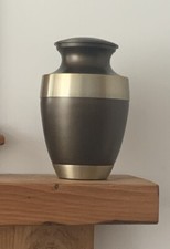 Large Gold Band Memorial Ashes