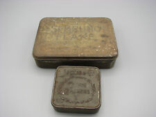 Vintage Jacob & Co Cream cracker tin with Ogden St Bruno Flake Tobacco tin