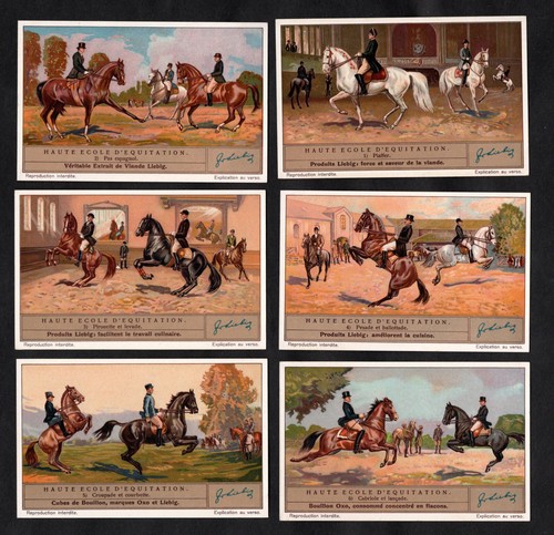 The riding school card - card, set
