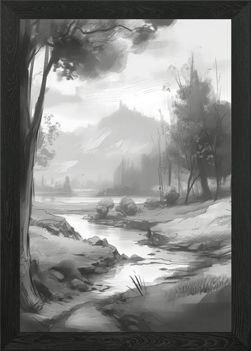 Beautiful landscape framed - beautiful,