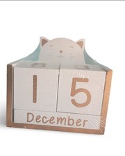 Cat Block Calendar Decorative