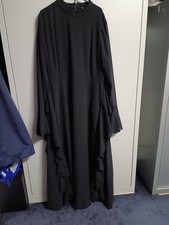 Ruffles Women Elegant Evening Kaftan Muslim Maxi Dress Dubai Abaya Party Gown 56