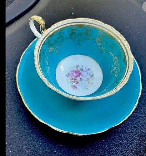 Aynsley fine bone china teacup - aynsley,