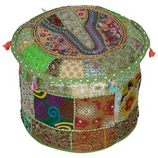 New Boho Patchwork Pouf