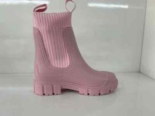 LADIES GIRLS SHORT FASHION ANKLE WELLINGTON BOOTS PLAIN & PATTERNED RAIN WINTER