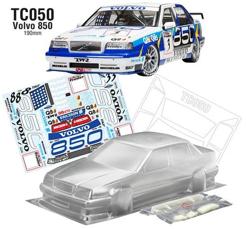 Car body shell 850 - rc, 1/10