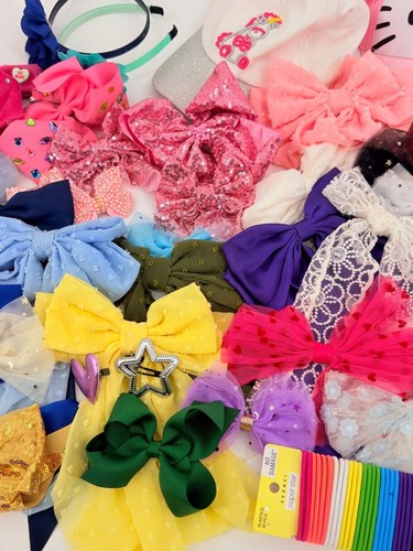 Girls hair bow bundle lot - girls,