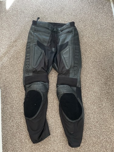Berik black leather motorcycle - berik,