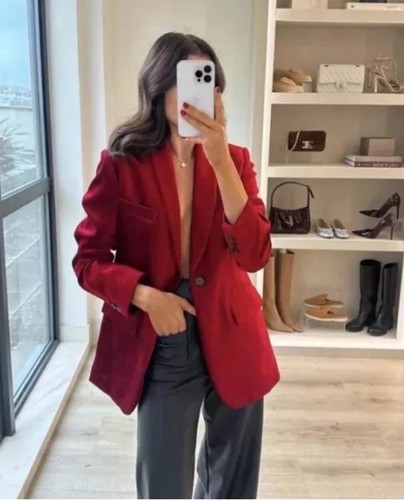 New zara 2023 red - 2023, fitted