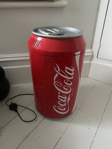 Coca cola mini fridge - coca-cola, cooler