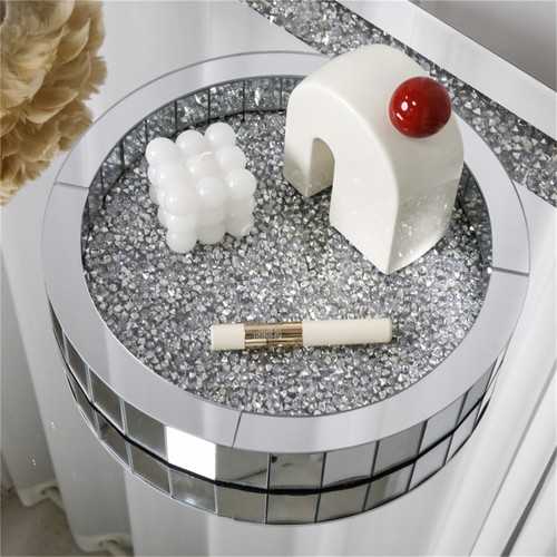 Decorative mirrored tray - mirrored,