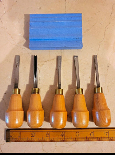Piece wood carving chisel - 5,