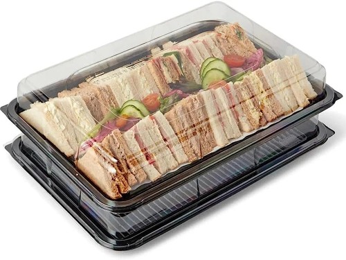 Reusable sandwich trays with - trays,