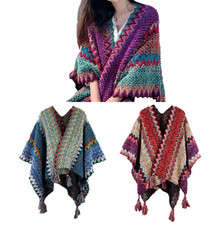 Women Ladies Knitted Open